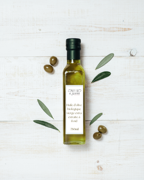 Huile d’olive vierge extra extraite à froid