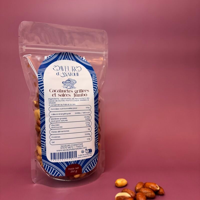 Cacahuètes Grillées salés Jumbo