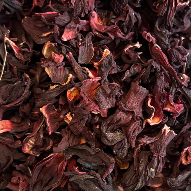Fleurs d'hibiscus séchées - infusion naturelle aux multiples bienfaits
