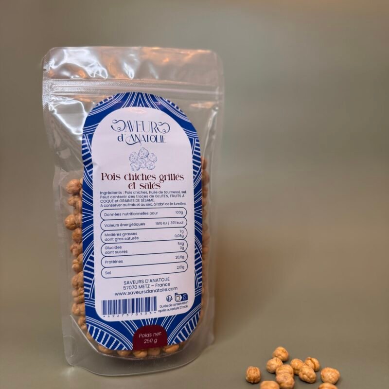 Pois chiches grillés & salés