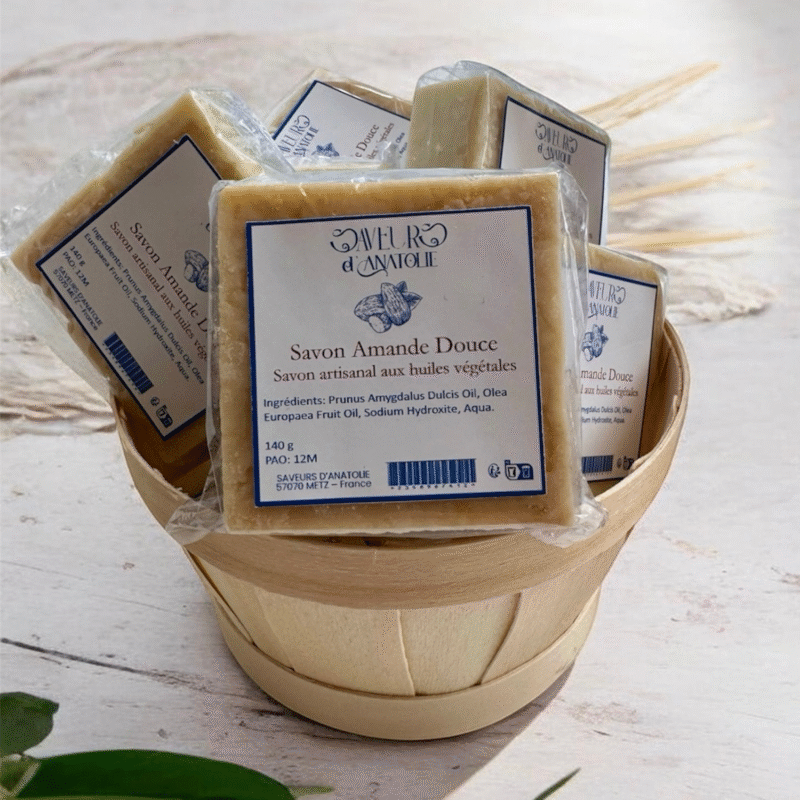 Savon amande douce - soin naturel nourrisant et délicat