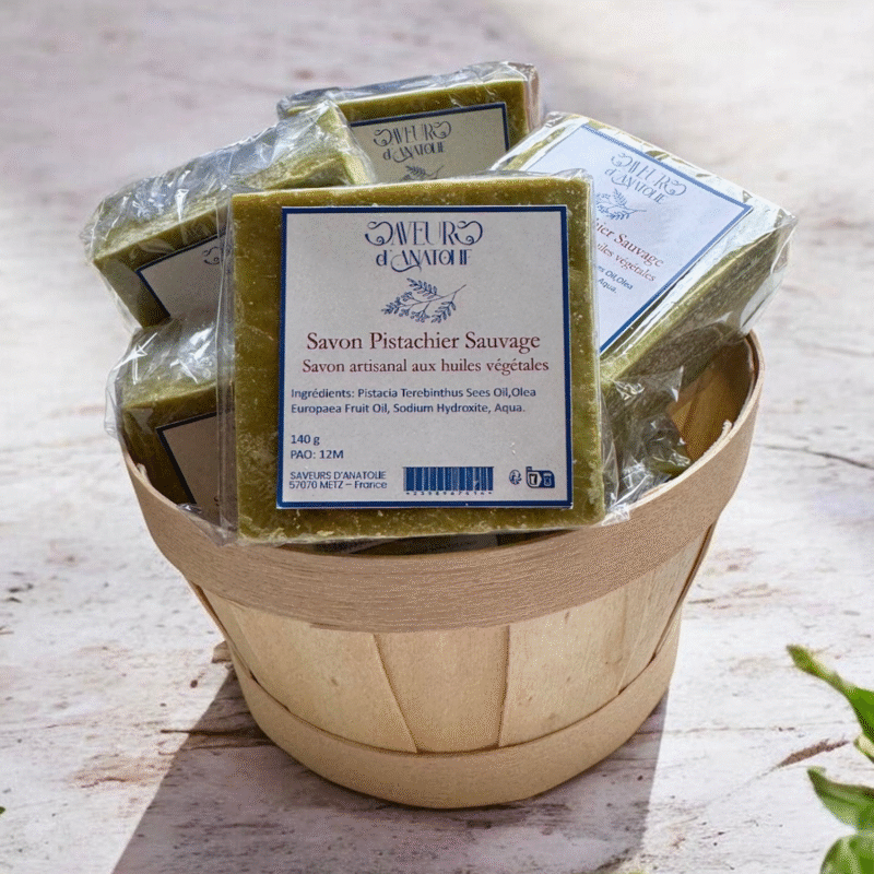 Savon pistachier sauvage - soin purifiant visage, corps et cheveux